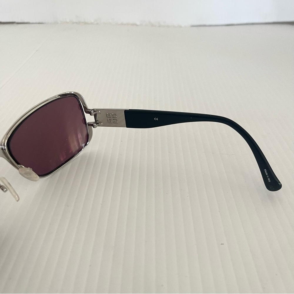 Givenchy Vintage Silver & Black Sunglasses SGV248 - Picture 6 of 9
